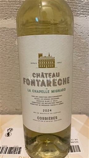 Languedoc Corbières Château Fontarèche La Chapelle Mignard 2024