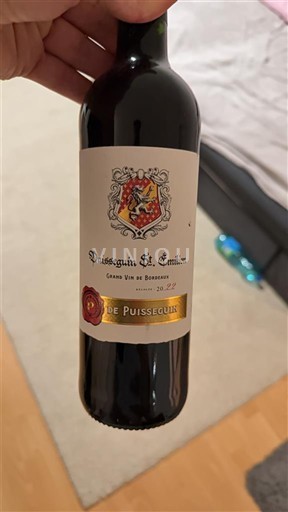Bordeaux Puisseguin-Saint-Émilion Puisseguin 2022