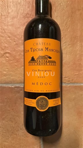 Bordeaux Médoc Cru Bourgeois Château Les Trois Manoirs 2009