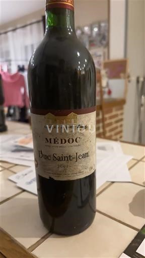 Bordeaux Médoc Duc Saint-Jean 2001