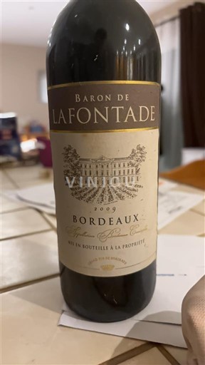 Bordeaux Baron de Lafontade 2009
