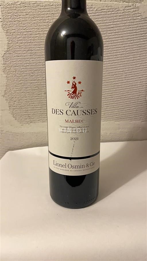 Sudoeste Cahors Villa des Causses Malbec 2021
