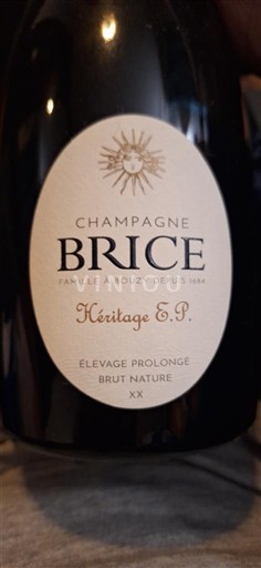 Šampanja Šampanjec Brice Héritage E.P. 2022