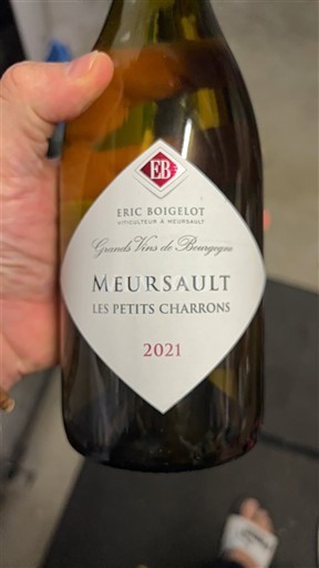 Burgundsko Meursault Eric Boigelot Les Petits Charrons 2021