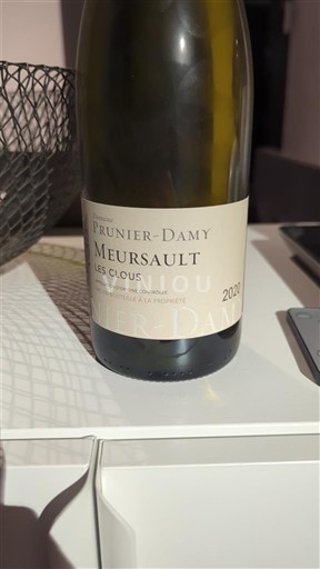 Burgundsko Meursault Prunier-Damy Les Clous 2020