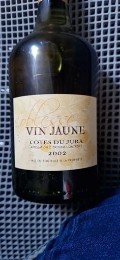 Víno Blanc sec Vin Jaune Noblesse 2002 Francie Jura Côtes-du-Jura AOC