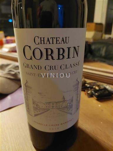 Bordeaux Saint-Émilion Grand Cru Grand Cru Classé Château Corbin 2015