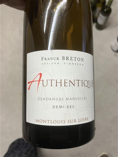 Thung lũng sông Loire Montlouis-sur-Loire Franck Breton Authentique 2023