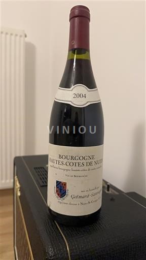 Burgundsko Hautes Côtes de Nuits Golmard-sauvageot 2004