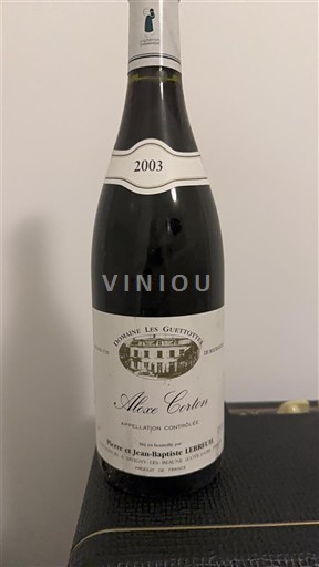 Burgundsko Aloxe-Corton Domaine Les Guignottes 2003