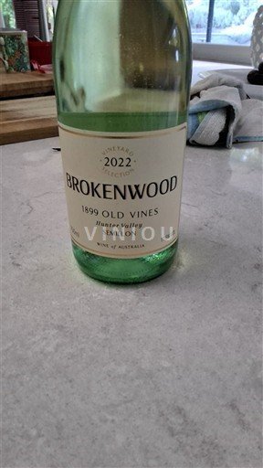 New South Wales Hunter Valley Brokenwood 1899 Old Vines 2022