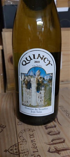 Vallée de la Loire Quincy Domaine Tremblay Vin Noble 2018