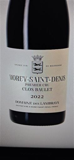 Bourgondië Morey-saint-denis Premier Cru Domaine Des Lambrays Clos Baulet 2022