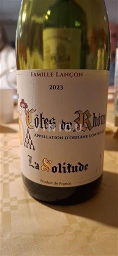 Valle del Rodano Côtes-du-Rhône Domaine La Solitude 2023
