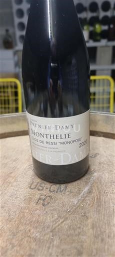 Burgundy Monthélie Prunier-Damy Clos du Ressil Monopole 2020