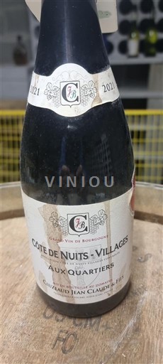 Burgundsko Côte de nuits villages Gruaud Jean Claude et Fils Aux Quartiers 2021