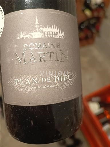 Rhônen laakso Määrittelemätön Domaine Martin Plan de Dieu Ei vuosikertaa
