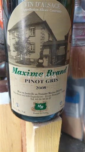 Alsacia Maxime Brand 2008