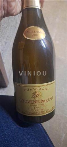 Champagne Couvent-Parent Brut Millésimé 2018