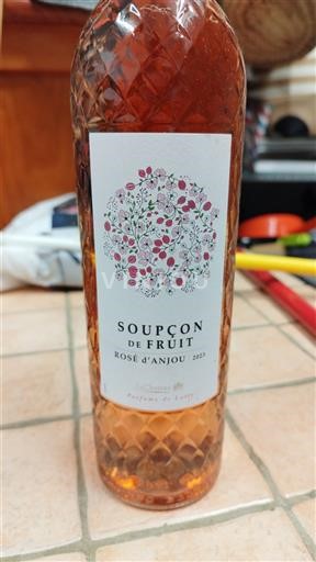 Viinit Rosé demi-sec Soupçon de Fruit 2021 Ranska Loiren laakso Rosé d’Anjou AOC