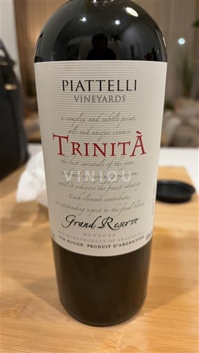 Mendoza Piattelli Vineyards Trinità Grand Reserve 2022
