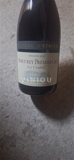 Borgoña Mercurey Premier Cru Château Etroyes Les Combins 2017