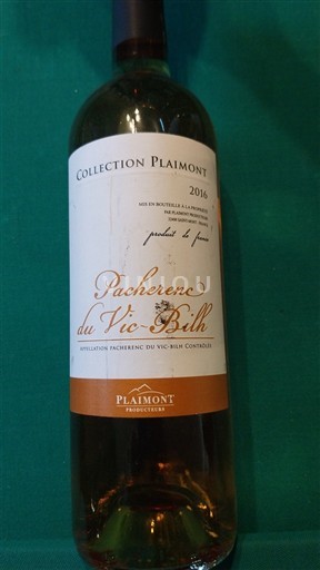 Sud-Ouest Pacherenc-du-vic-bilh Plaimont Collection Plaimont 2016