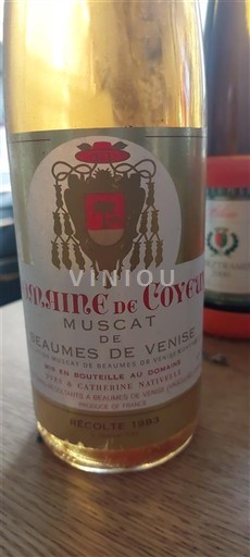 Thung lũng Rhône Muscat-de-beaumes-de-venise Domaine Coyeux 1993