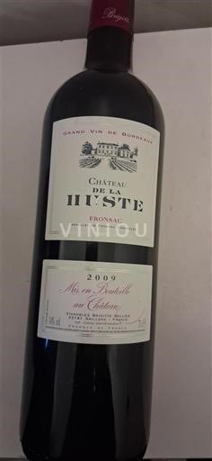 Bordeaux Fronsac Château La Huste 2009