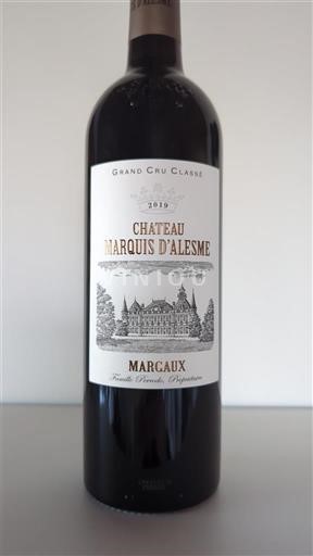 Bordeaux Margaux Château Marquis Alesme 2019