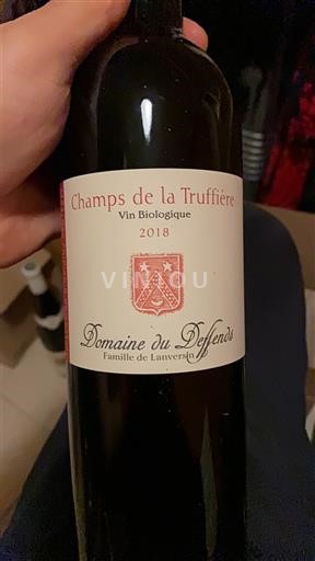 Provence Coteaux Varois en Provence Domaine Deffends Champs de la Truffières 2018