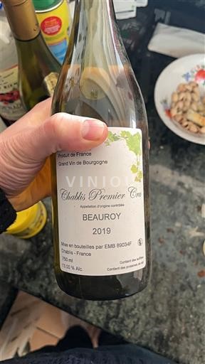 Borgoña Chablis Premier Cru Beauroy 2019
