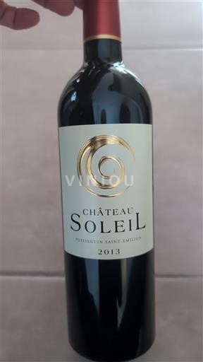 Bordeaux Puisseguin-saint-émilion Château Soleil 2013