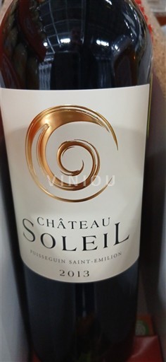 Bordéus Puisseguin-saint-émilion Château Soleil 2013