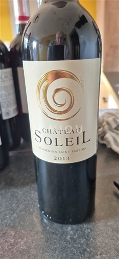 Bordeaux Puisseguin-saint-émilion Château Soleil 2013