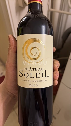 Bordeaux Puisseguin-saint-émilion Château Soleil 2013