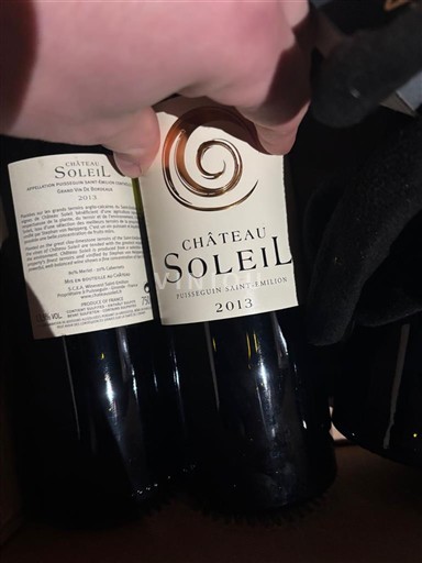 Bordeaux Puisseguin-saint-émilion Château Soleil 2013