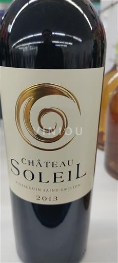 Bordeaux Puisseguin-Saint-Émilion Château Soleil 2013