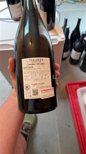 Languedoc et Roussillon Aude Claude Vialade Carignan Mon Amour 2024