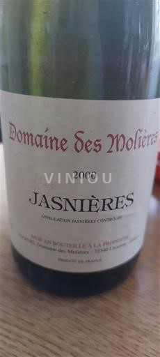 Loire-dalen Jasnières Domaine S Molières 2000