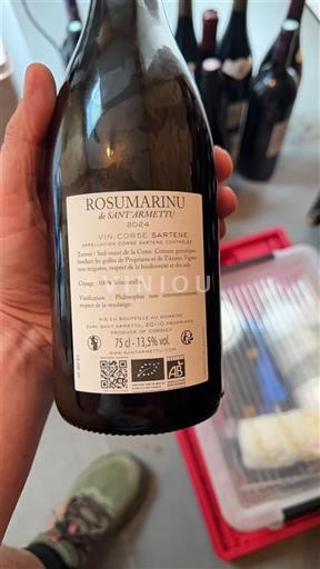Vinhos Rouge sec Rosumarinu Domaine Sant'Armettu 2024 França Córsega Sartène AOC