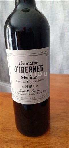 Sydväst Madiran Domaine Idernes 2021