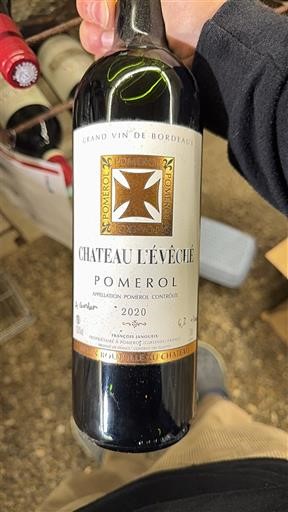 Bordeaux Pomerol Château L'Évêché 2020