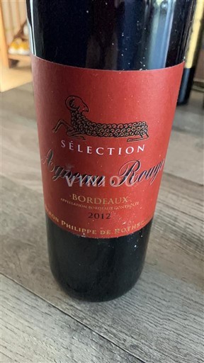 Burdeos Bordeaux Jean Philippe de Batha Sélection Agneau Rouge 2012