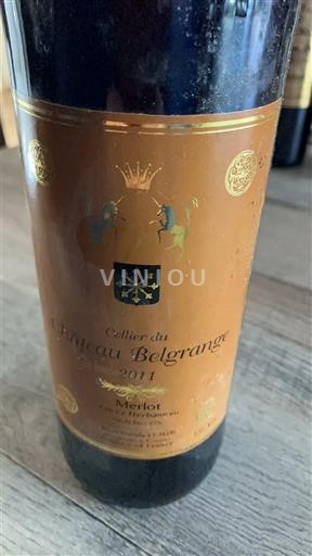 Burdeos Bordeaux Château Cellier du Château Belgrange 2011