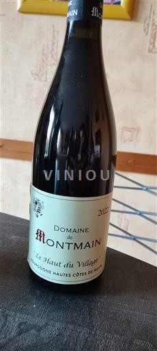 Bourgogne Ikke specificeret Domaine Montmain Le Haut du Village 2022
