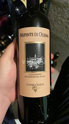 Sardinija Cannonau di Sardinija Cantina Oliena Nepente di Oliena 2021