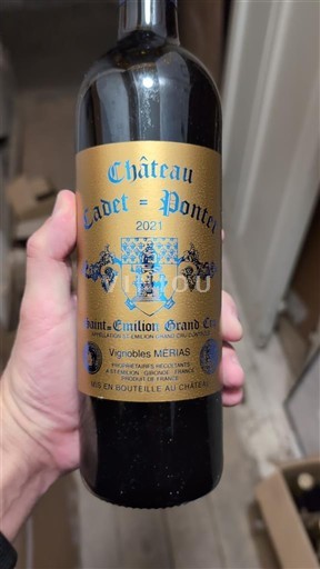 Bordeaux Saint-Émilion Grand Cru Grand Cru Château Cadet-Pontet 2021
