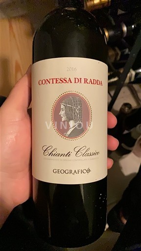 Toscane Chianti Classico Geografico Contessa di Radda 2016