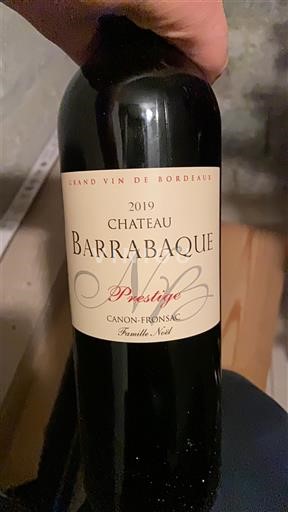 Bordeaux Canon-Fronsac Château Barrabaque Prestige 2019